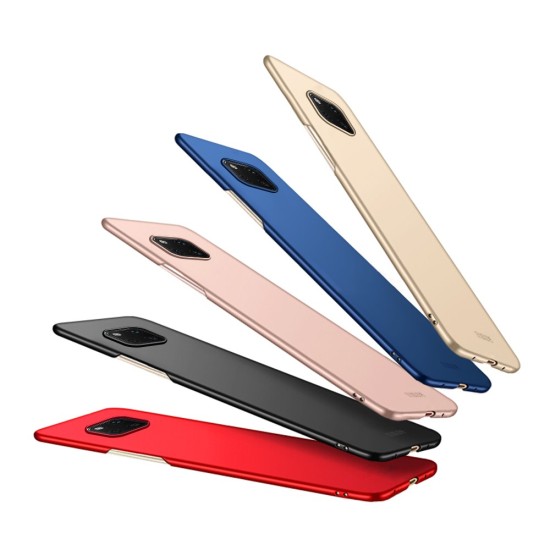 MOFI Shield Slim Plastic Phone Casing priekš Huawei Mate 20 Pro - Melns - matēts plastikas aizmugures apvalks (bampers, vāciņš, slim silicone cover shell, bumper)