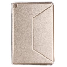 Leather Stand Case Cover with Card Slots for Huawei MediaPad M5 10.8-inch - Золотой - чехол-книжка со стендом / подставкой (кожаный чехол-книжка, leather book wallet case)