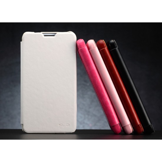 Kalaideng Enland series Samsung Galaxy Note 3 N900 / N9005 - Balts - sāniski atverams maciņš ar stendu (ādas maks, grāmatiņa, leather book wallet case cover stand)