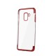 Plating Soft TPU Back Case priekš Samsung Galaxy J4 Plus J415 - Sarkans - silikona aizmugures apvalks (bampers, vāciņš, slim TPU silicone case shell cover, bumper)