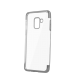 Plating Soft TPU Back Case priekš Samsung Galaxy A7 (2018) A750 - Sudrabains - silikona aizmugures apvalks (bampers, vāciņš, slim TPU silicone case shell cover, bumper)