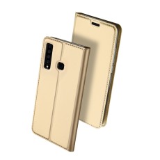 Dux Ducis Skin Pro series priekš Samsung Galaxy A9 (2018) A920 - Zelts - sāniski atverams maciņš ar magnētu un stendu (ādas maks, grāmatiņa, leather book wallet case cover stand)