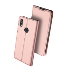 Dux Ducis Skin Pro series priekš Huawei Honor 8X - Rozā Zelts - sāniski atverams maciņš ar magnētu un stendu (ādas maks, grāmatiņa, leather book wallet case cover stand)