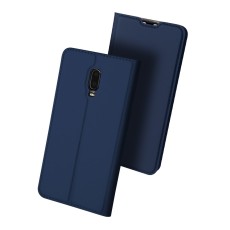 Dux Ducis Skin Pro series priekš OnePlus 6T - Tumši Zils - sāniski atverams maciņš ar magnētu un stendu (ādas maks, grāmatiņa, leather book wallet case cover stand)