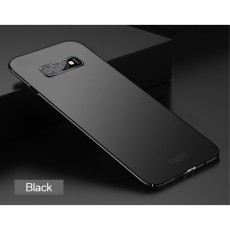 MOFI Shield Slim Plastic Phone Casing priekš Samsung Galaxy S10e / S10e EE G970 - Melns - matēts plastikas aizmugures apvalks (bampers, vāciņš, slim silicone cover shell, bumper)