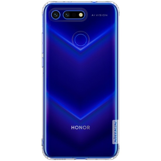 NILLKIN Nature 0.6mm Soft TPU Phone Case priekš Huawei Honor View 20 - Caurspīdīgs - silikona aizmugures apvalks (bampers, vāciņš, slim TPU silicone case shell cover, bumper)