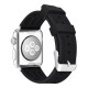 Soft Silicone Wrist Strap priekš Apple Watch 38 / 40 / 41 mm - Melns - silikona siksniņas (jostas) priekš pulksteņiem