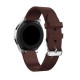 22mm Textured Genuine Leather Watch Strap - Brūns - dabīgas ādas siksniņas (jostas) priekš pulksteņiem