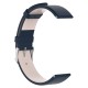 20mm Genuine Leather Watch Band - Tumši Zils - dabīgas ādas siksniņas (jostas) priekš pulksteņiem