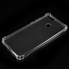 Drop Protection TPU Case Cover priekš Huawei Honor 7A / Y6 Prime (2018) - Caurspīdīgs - silikona aizmugures apvalks (bampers, vāciņš, slim TPU silicone case shell cover, bumper)