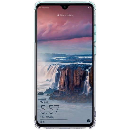 NILLKIN Nature 0.6mm Soft TPU Phone Case priekš Huawei P30 - Caurspīdīgs - silikona aizmugures apvalks (bampers, vāciņš, slim TPU silicone case shell cover, bumper)