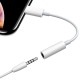 Devia Smart Adapter Audio Cable 3.5mm jack Lightning to 3,5mm AUX priekš Apple iPhone 7 / 8 / X / XR (audio vads kabelis, MMX62AM/A analogs)