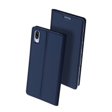 Dux Ducis Skin Pro series priekš Sony Xperia L3 I4312 - Tumši Zils - sāniski atverams maciņš ar magnētu un stendu (ādas maks, grāmatiņa, leather book wallet case cover stand)