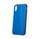 Aurora Glass Back Case priekš Samsung Galaxy A20e A202 - Tumši Zils - silikona un stikla aizmugures apvalks (bampers, vāciņš, TPU back cover, bumper shell)