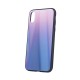 Aurora Glass Back Case priekš Samsung Galaxy A40 / A40 EE A405 - Brūns / Melns - silikona un stikla aizmugures apvalks (bampers, vāciņš, TPU back cover, bumper shell)