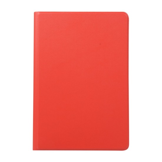 PU Leather Protection Smart Case with Stand priekš Apple iPad mini 5 (2019) / mini 4 (2015) - Sarkans - sāniski atverams maciņš ar stendu (ādas maks, grāmatiņa, leather book wallet case cover stand)