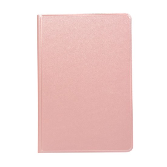 PU Leather Protection Smart Case with Stand priekš Apple iPad mini 5 (2019) / mini 4 (2015) - Rozā - sāniski atverams maciņš ar stendu (ādas maks, grāmatiņa, leather book wallet case cover stand)