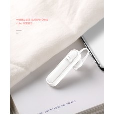 Usams LM Series Universālas Bluetooth V4.2 ar A2DP bezvadu austiņa BHULM02 (US-LM001) - Balta