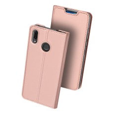 Dux Ducis Skin Pro series priekš Huawei P Smart Z / Honor 9X - Rozā Zelts - sāniski atverams maciņš ar magnētu un stendu (ādas maks, grāmatiņa, leather book wallet case cover stand)