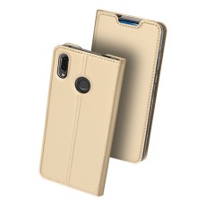 Dux Ducis Skin Pro series для Huawei P Smart Z / Honor 9X - Золотистый - чехол-книжка с магнитом и стендом / подставкой (кожаный чехол-книжка, leather book wallet case cover stand)