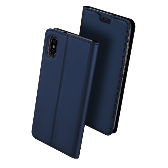 Dux Ducis Skin Pro series для Xiaomi Mi 8 Pro - Синий - чехол-книжка с магнитом и стендом / подставкой (кожаный чехол-книжка, leather book wallet case cover stand)
