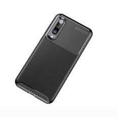 Beetle Series Carbon Fiber TPU Protection Phone Cover priekš Xiaomi Mi 9 SE - Melns - triecienizturīgs silikona aizmugures apvalks (bampers, vāciņš, slim TPU silicone case shell cover, bumper)