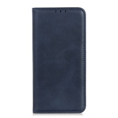 Auto-absorbed Split Leather Protection Card Holder Case priekš LG G8s ThinQ G810 - Zils - sāniski atverams maciņš ar stendu (ādas maks, grāmatiņa, leather book wallet case cover stand)