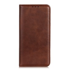 Auto-absorbed Split Leather Protection Card Holder Case priekš LG G8s ThinQ G810 - Brūns - sāniski atverams maciņš ar stendu (ādas maks, grāmatiņa, leather book wallet case cover stand)