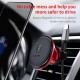 Baseus Magnetic Air Vent Car Mount Holder with Cable Clip 360 Degree Rotation - Melns - Universāls stiprinājums turētājs auto ventilācijas režģa