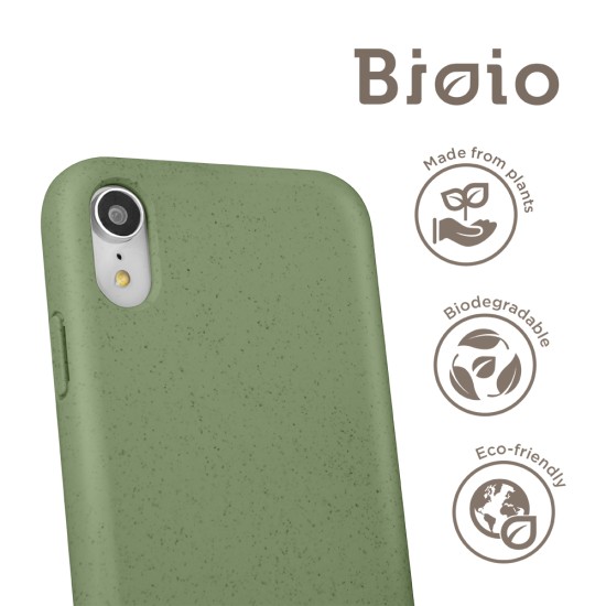 Forever Bioio Organic Back Case priekš Samsung Galaxy S10 G973 - Zaļš - matēts silikona aizmugures apvalks / vāciņš no bioloģiski sadalītiem salmiem
