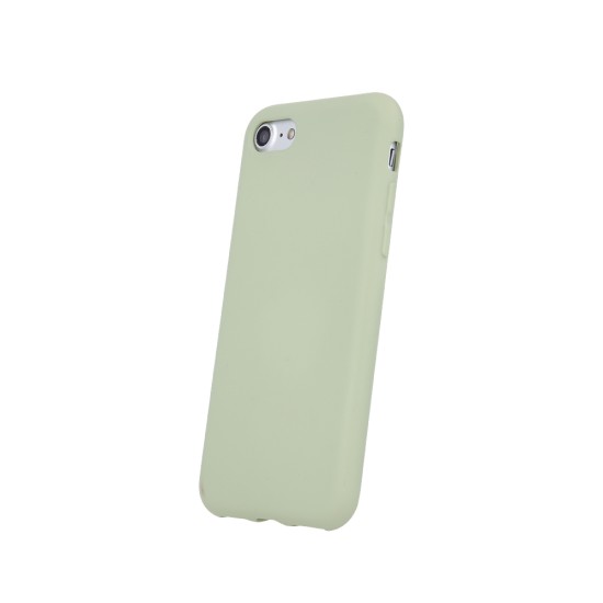 OEM Silicone Back Case (Microfiber Soft Touch) priekš Apple iPhone 11 - Zaļš - matēts silikona aizmugures apvalks