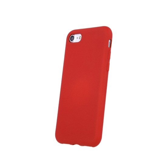 OEM Silicone Back Case (Microfiber Soft Touch) priekš Apple iPhone 11 Pro Max - Sarkans - matēts silikona aizmugures apvalks