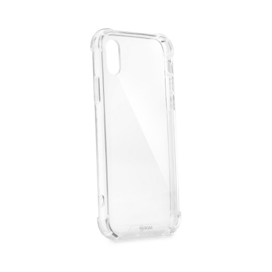 RoarKorea Armor Jelly priekš Samsung Galaxy A80 A805 - Caurspīdīgs - triecienizturīgs silikona bampers ar plastikāta aizmugures apvalku (bampers, vāciņš, TPU silicone case cover, bumper)