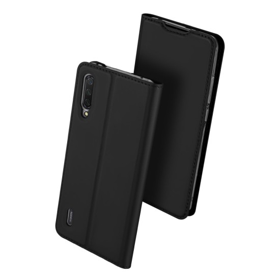 Dux Ducis Skin Pro series priekš Xiaomi Mi A3 - Melns - sāniski atverams maciņš ar magnētu un stendu (ādas maks, grāmatiņa, leather book wallet case cover stand)