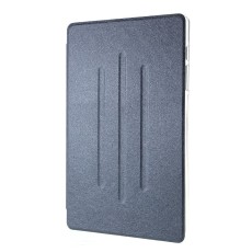 (prece ar defektu) Silk Texture Stand Leather Tablet Protective Case priekš Samsung Galaxy Tab S6 T860 / T865 - Tumši Zils - sāniski atverams maciņš ar stendu