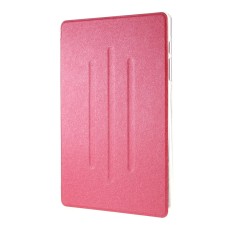 Silk Texture Stand Leather Tablet Protective Case priekš Samsung Galaxy Tab S6 T860 / T865 - Sarkans - sāniski atverams maciņš ar stendu