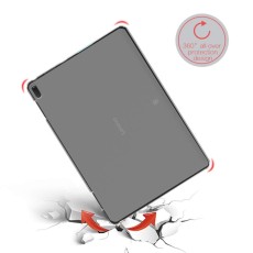 Crystal Clear TPU Protection Tablet Case Cover priekš Lenovo Tab P10 X705F - Caurspīdīgs - silikona aizmugures apvalks