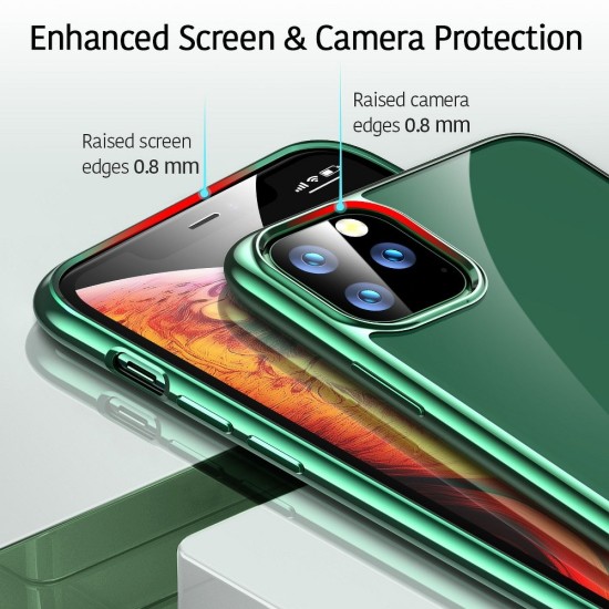 ESR Essential Crown Back Cover priekš Apple iPhone 11 Pro Max - Zaļš - silikona aizmugures apvalks / bampers-vāciņš