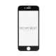 Mr. Monkey 5D Hot Bending Full Glue Tempered Glass protector priekš Apple iPhone 11 Pro / X / XS - Melns - Ekrāna Aizsargstikls / Bruņota Stikla Aizsargplēve (Full screen size curved)