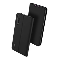 Dux Ducis Skin Pro series priekš Xiaomi Mi 9 Lite - Melns - sāniski atverams maciņš ar magnētu un stendu (ādas maks, grāmatiņa, leather book wallet case cover stand)