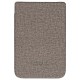 PocketBook Case Book Shell priekš Basic 4 (606) / Lux 2 (616) / Touch Lux 4 / 5 (627, 628) / Touch HD3 (632) / Color (633) - Pelēks - mākslīgās ādas grāmatveida maks / maciņš