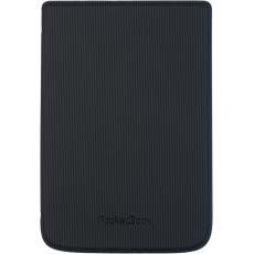 PocketBook Case Book Shell priekš Basic 4 (606) / Lux 2 (616) / Touch Lux 4 / 5 (627, 628) / Touch HD3 (632) / Color (633) - Melns - grāmatveida maks / maciņš