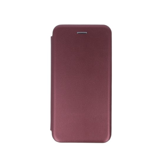 Smart Diva для Xiaomi Redmi 8 - Бордовый - чехол-книжка со стендом / подставкой (кожаный чехол книжка, leather book wallet case cover stand)