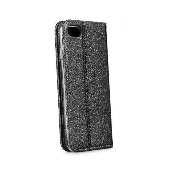 Forcell Shining Book Case для Samsung Galaxy A71 A715 - Чёрный - чехол-книжка со стендом / подставкой