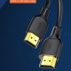 Usams U49 3M HDMI to HDMI High Speed Cable 4K HD SJ427HD01 (US-SJ427) - Melns - video adapteris vads / kabelis