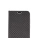 Smart Venus Carbon Book Case priekš Samsung Galaxy Note 10 Lite N770 - Melns - sāniski atverams maciņš ar stendu (ādas maks, grāmatiņa, leather book wallet case cover stand)