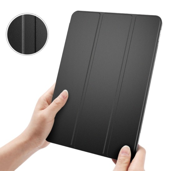 Tri-fold Stand PU Smart Auto Wake/Sleep Leather Case для Apple iPad Pro 11 (2020 / 2021 / 2022) - Чёрный - чехол-книжка со стендом / подставкой
