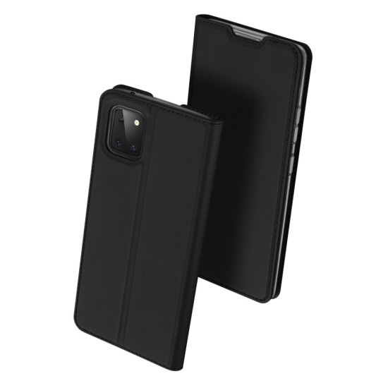 Dux Ducis Skin Pro series priekš Samsung Galaxy Note 10 Lite N770 - Melns - sāniski atverams maciņš ar stendu (ādas maks, grāmatiņa, leather book wallet case cover stand)