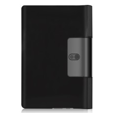 PU Leather Stand Case priekš Lenovo Yoga Smart Tab 10.1 X705 - Melns - sāniski atverams mākslīgas ādas maciņš ar stendu