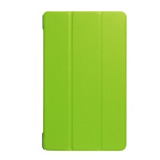 Tri-fold Stand PU Smart Auto Wake/Sleep Leather Case для Lenovo Tab 4 8.0 TB-8504 - Зелёный - чехол-книжка со стендом / подставкой